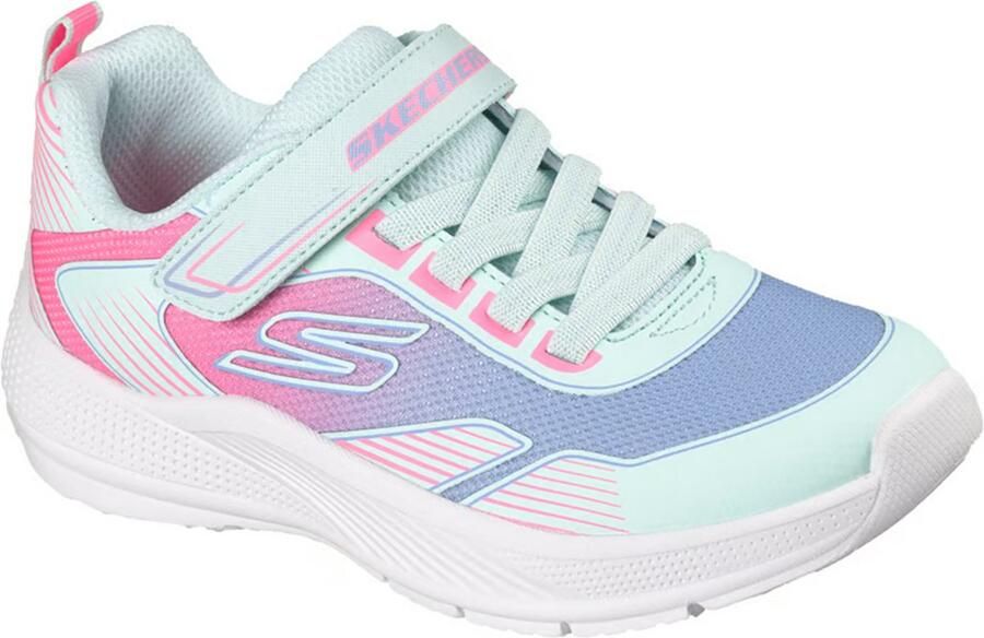 Skechers Kids Microspec Advance-Oasis Point Unisex 303657L AQMT Aqua Multi