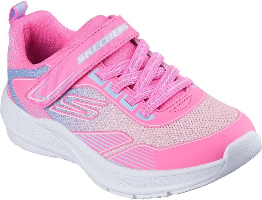Skechers Kids Microspec Advance-Oasis Point Unisex 303657L Hot Pink Multi