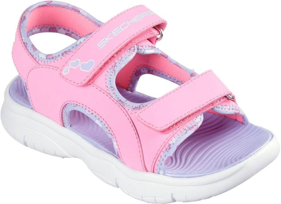Skechers Kinder Sandalen Flex Splash Heart Galore Roze