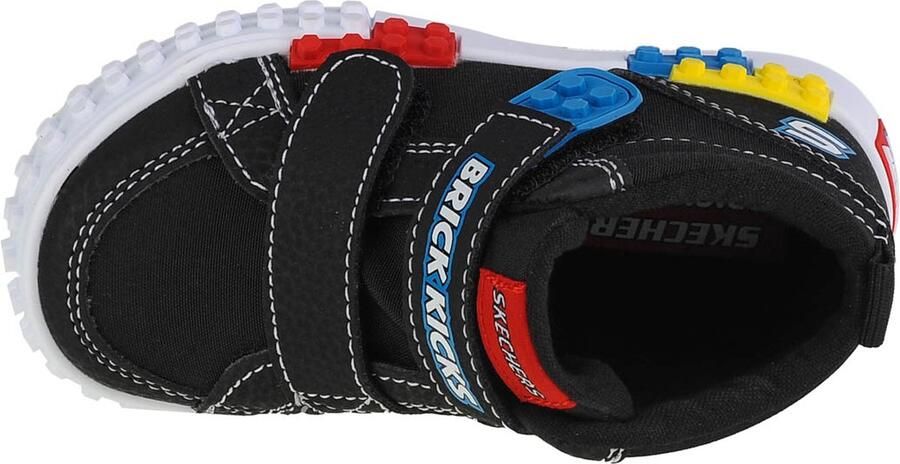 Skechers Kool Bricks-Lil Constructor 402224N-BKMT voor een jongen Zwart Sneakers Sportschoenen - Foto 3
