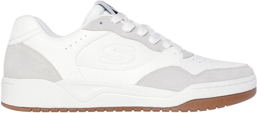 Skechers Koopa Volley Low Lifestyle Heren Sneakers Wit