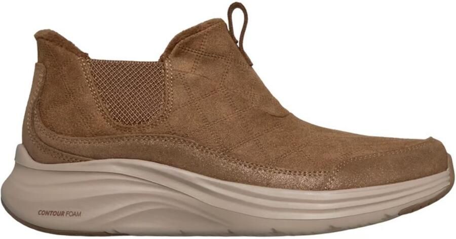 Skechers Korte Laars 168173 CSNT Contour Foam Boot Cozy Dash Chestnut