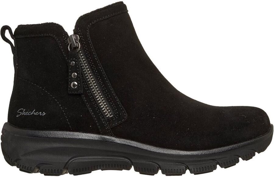 Skechers Korte Laars 168188 BBK Easy Going Urban Zip Zwart