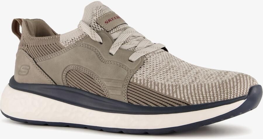 Skechers Lancer Dalton heren sneakers taupe Beige Extra comfort Memory Foam - Foto 2