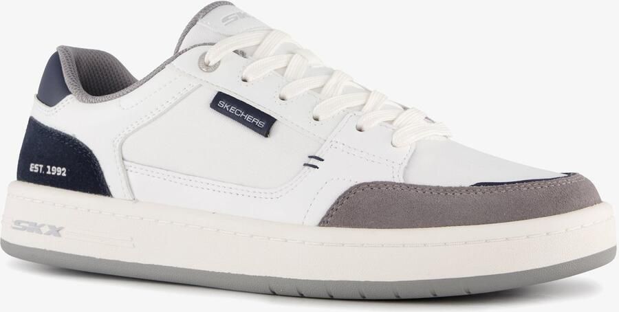 Skechers League Imperion heren sneakers wit grijs Extra comfort Memory Foam