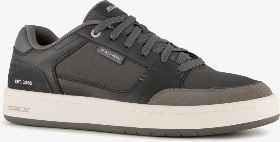 Skechers League Imperion heren sneakers zwart grijs Extra comfort Memory Foam