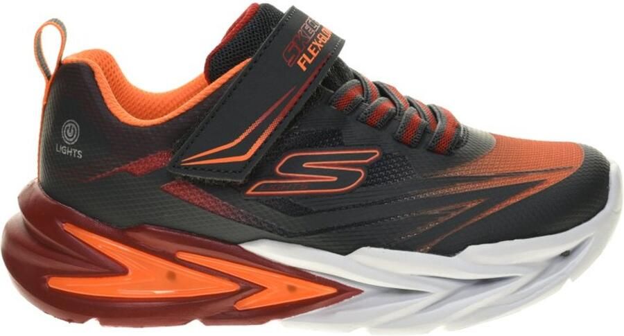 SKECHERS Sneakers 'FLEX-GLOW ULTRA' antraciet oranje