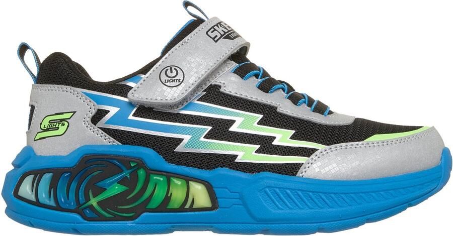 Skechers LIGHT STORM 3-PRISM TECH Jongens Sneakers Zilver Zwart Multi
