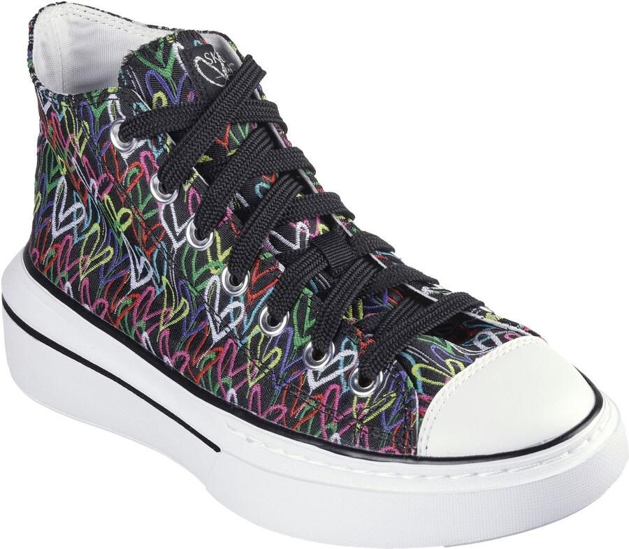 Skechers Sneakers CORDOVA CLASSIC-LOVE LETTERS met schattige hartjesprint vrijetijdsschoen lage schoen veterschoen