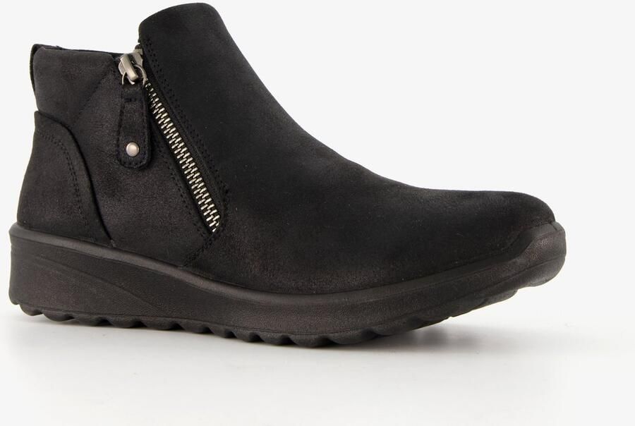 Skechers Lovely Vibe dames enkellaarsjes zwart Extra comfort Memory Foam