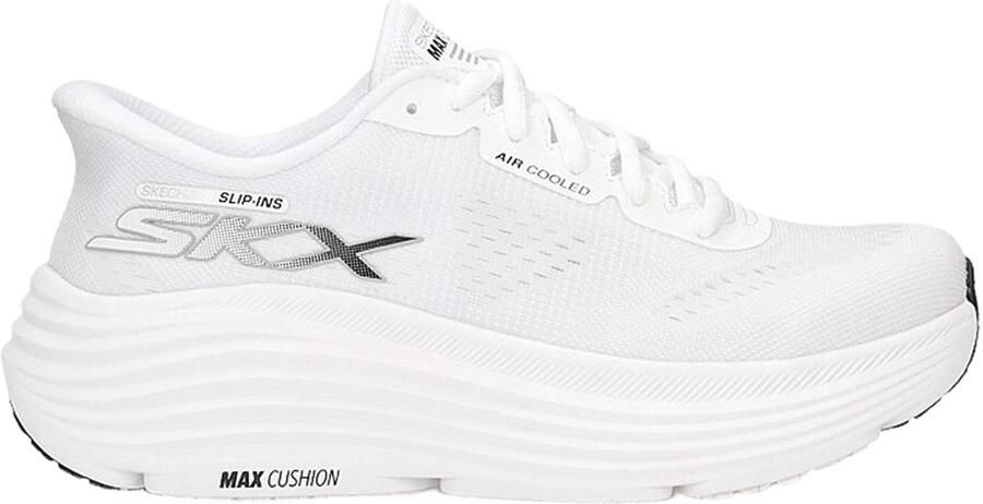 Skechers Max Cushioning Dames Hardloopschoenen Hallandale Wit EU Comfort en Ondersteuning voor Elk Hardloopavontuur