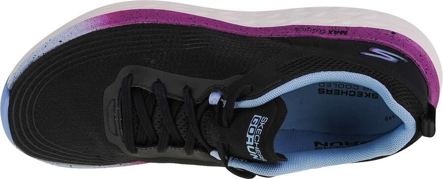 Skechers Max Cushioning Delta Sunny Road 129118-BKBL Vrouwen Zwart Hardloopschoenen Sportschoenen - Foto 3