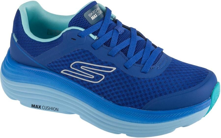 Skechers Max Cushioning Endeavor Mannen Blauw Hardloopschoenen