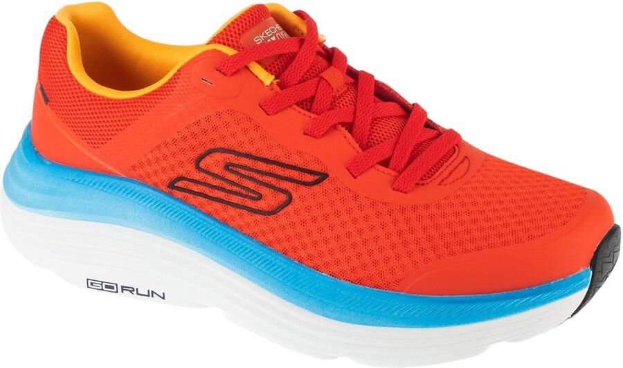 Skechers Max Cushioning Endeavor Mannen Rood Hardloopschoenen