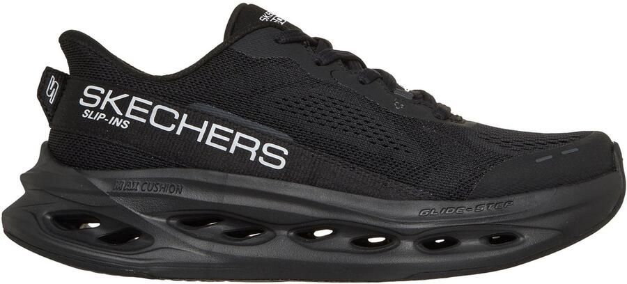 Skechers MAX CUSHIONING GLIDE-STEP CALEDONIA 129400-BBK Dames sneakers zwart model 129400-BBK