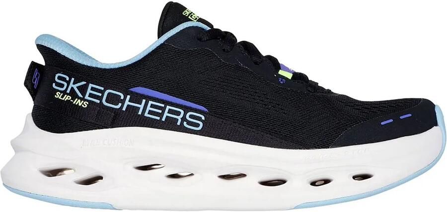 Skechers Max Cushioning Glide Step Hardloopschoenen Zwart Vrouw