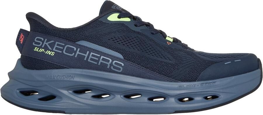 Skechers MAX CUSHIONING GLIDE-STEP Heren Sportschoenen Donkerblauw Multi