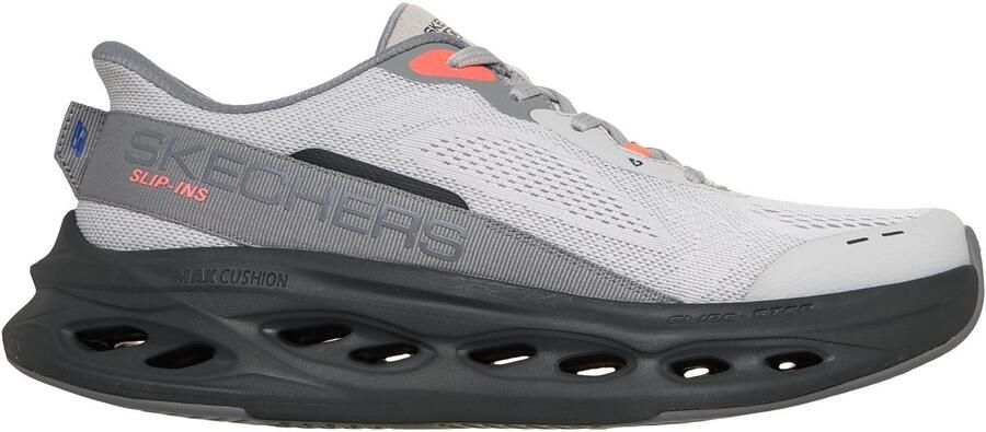 Skechers MAX CUSHIONING GLIDE-STEP Heren Sportschoenen Grijs Zwart