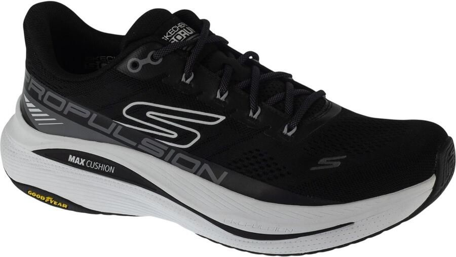 Skechers Max Cushioning Propulsion Mannen Zwart Hardloopschoenen
