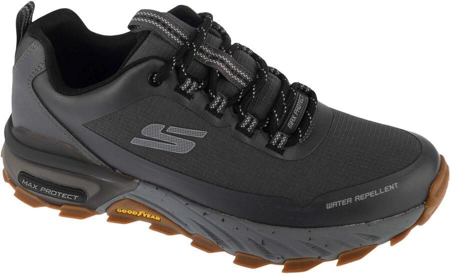 Skechers Max Protect Promote Track Mannen Grijs Sneakers