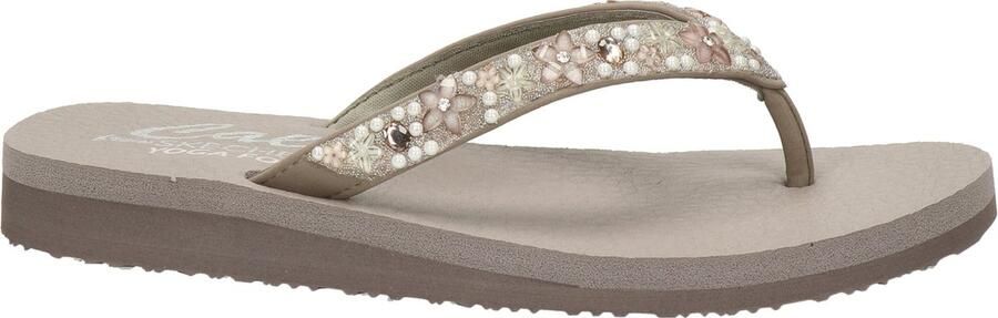 Skechers Teenslippers MEDITATION-DANCING DAISY met gegarneerde riempjes - Foto 10