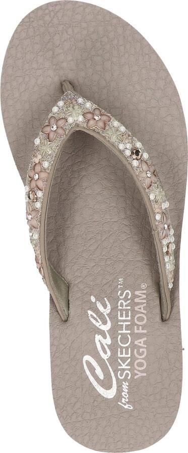 Skechers Teenslippers MEDITATION-DANCING DAISY met gegarneerde riempjes - Foto 7