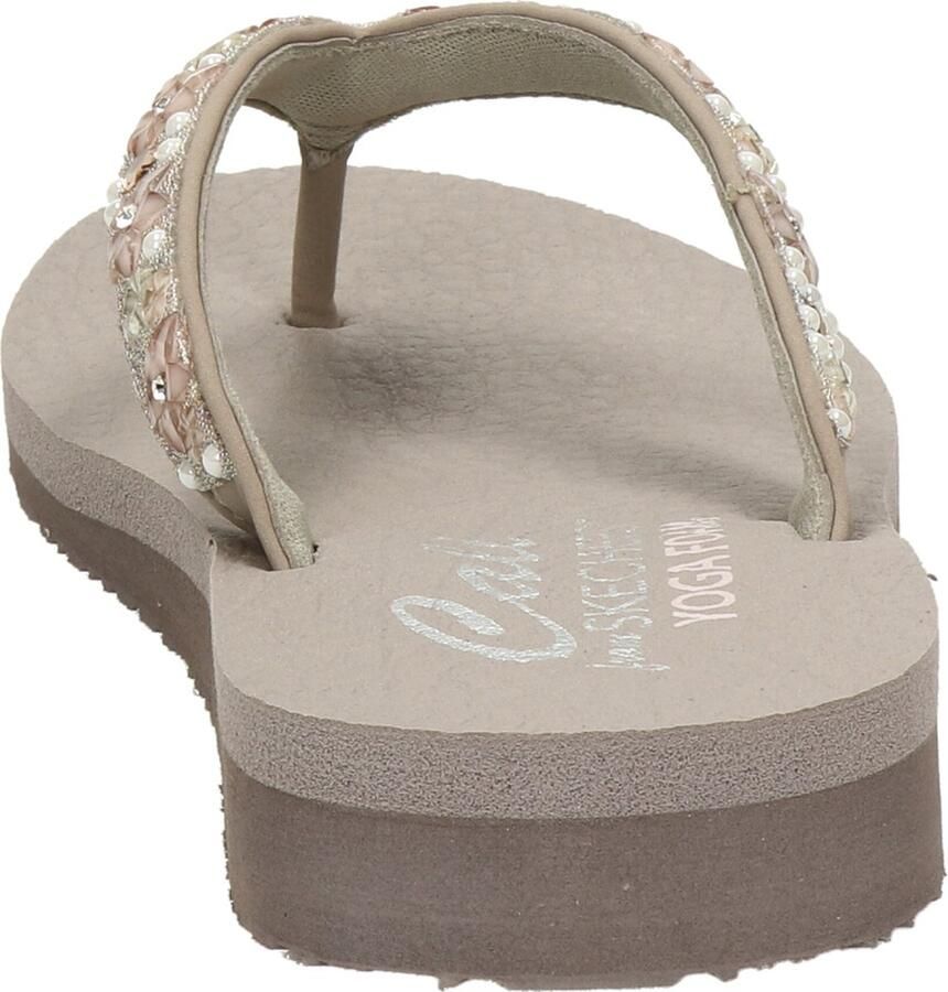 Skechers Teenslippers MEDITATION-DANCING DAISY met gegarneerde riempjes - Foto 2