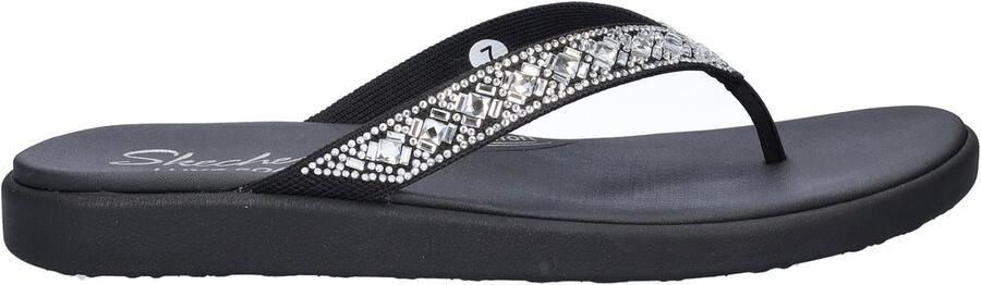 Skechers Meditation Luxe Everyday Glow dames slipper Zwart