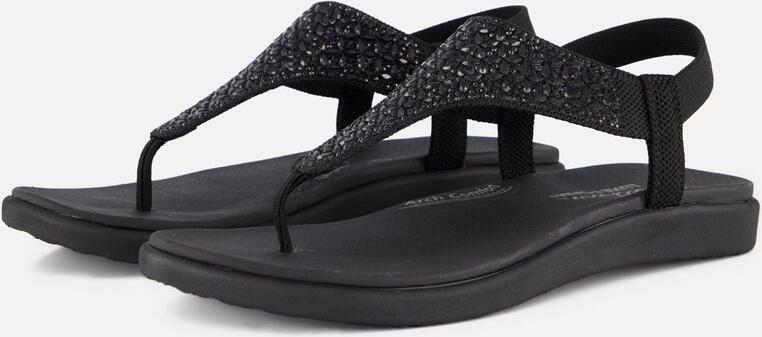 Skechers MEDITATION LUXE-MODERN EVENT Dames Slippers Zwart
