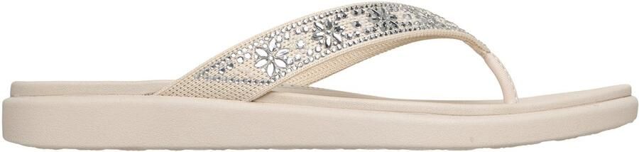 Skechers MEDITATION LUXE SUNNY GLOW Dames Slippers Wit