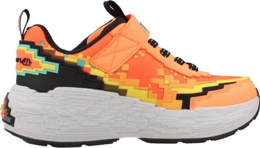 Skechers Mega-Craft 4K Jongens Sneakers Oranje