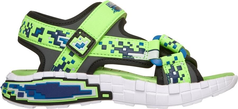 Skechers MEGA-SPLASH 4K Jongens Sandalen Groen