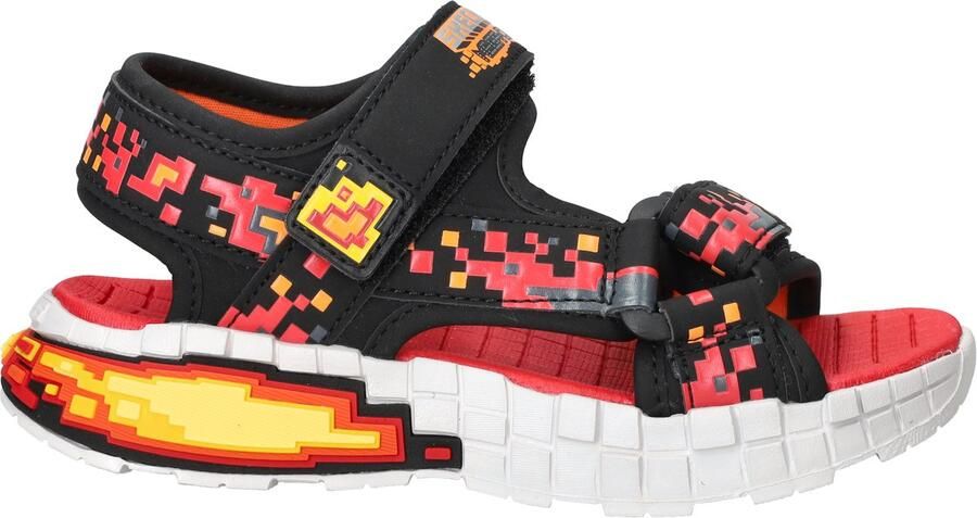 Skechers Mega-Splash 4K Jongens Sandalen Zwart