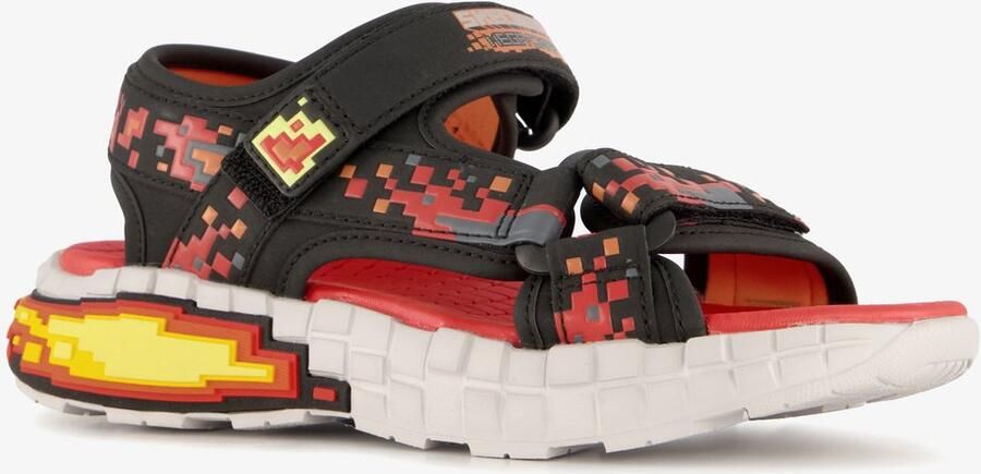 Skechers Mega-Splash 4K Jongens Sandalen Zwart
