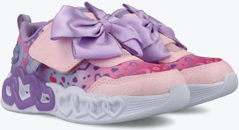 Skechers Meisjes Sneakers Infinite Heart Lights 'Bowie' Multikleur Stijlvol & Comfortabel Met Verlichte Zolen