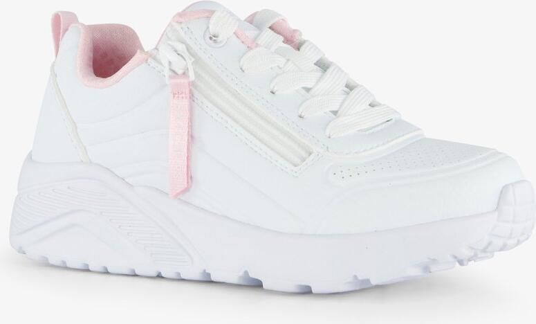 Skechers Uno Lite meisjes dad sneakers wit Extra comfort Memory Foam