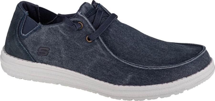 Skechers Melson Raymon schoenen blauw met Memory Foam - Foto 2
