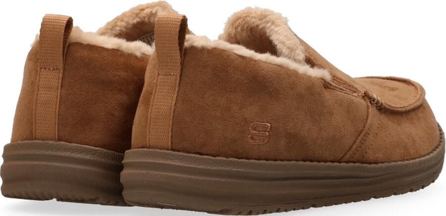 Skechers Relaxed Fit Melson Willmore Pantoffels Heren Cognac - Foto 4