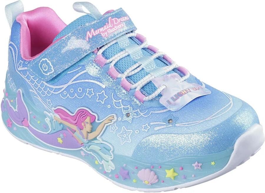 Skechers S Lights Mermaid Dreams klittenbandschoenen