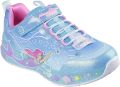 SKECHERS Sneakers 'MERMAID DREAMS' azuur aqua lichtroze wit - Lichtblauw