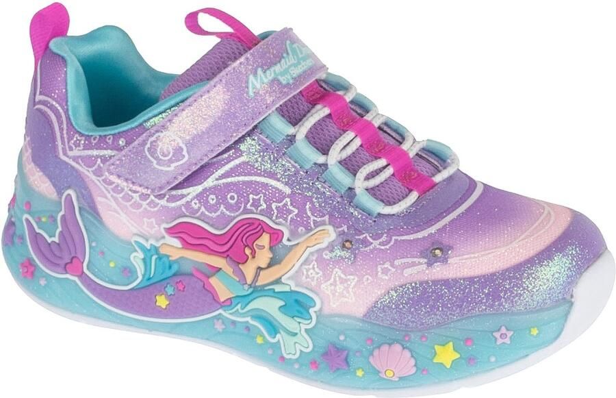 Skechers Lage Sneakers Zapatillas Niña Modèle Mermaid Dreams