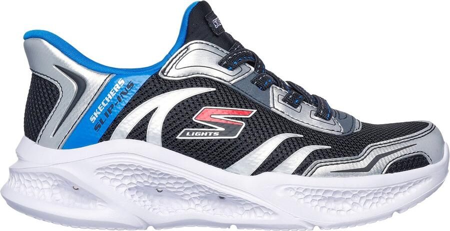Skechers METEOR-LGIHT-BRISK-B Jongens Sneakers Zillver - Foto 2