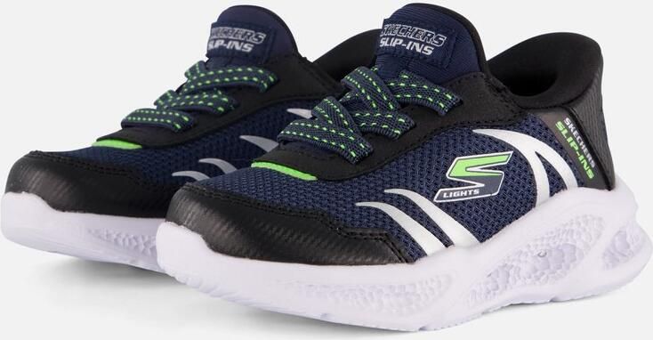 Skechers METEOR-LIGHTS-BRISK- Jongens Sneakers Navy