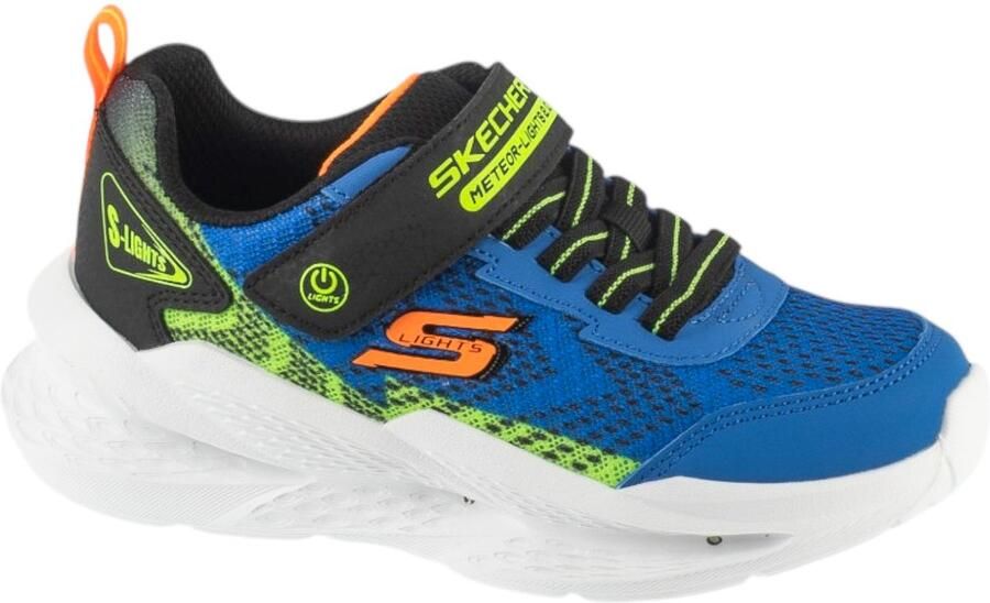 Skechers Meteor-Lights Krendox voor een jongen Blauw Sneakers