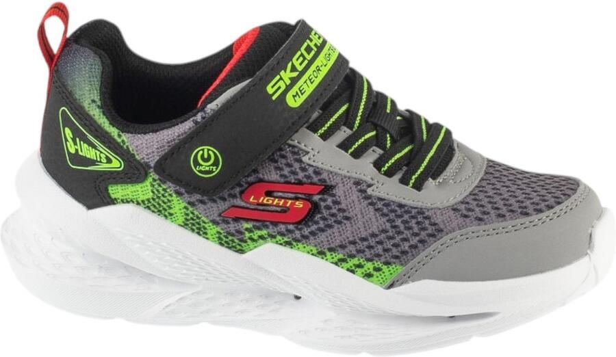 Skechers Meteor-Lights Krendox voor een jongen Grijs Sneakers
