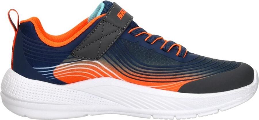 Skechers Microspec Advance Klittenband Laag blauw