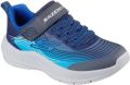 Skechers Microspec Advance Schoenen Blauw 1 2 Jongen - Charcoal Navy/Grijs