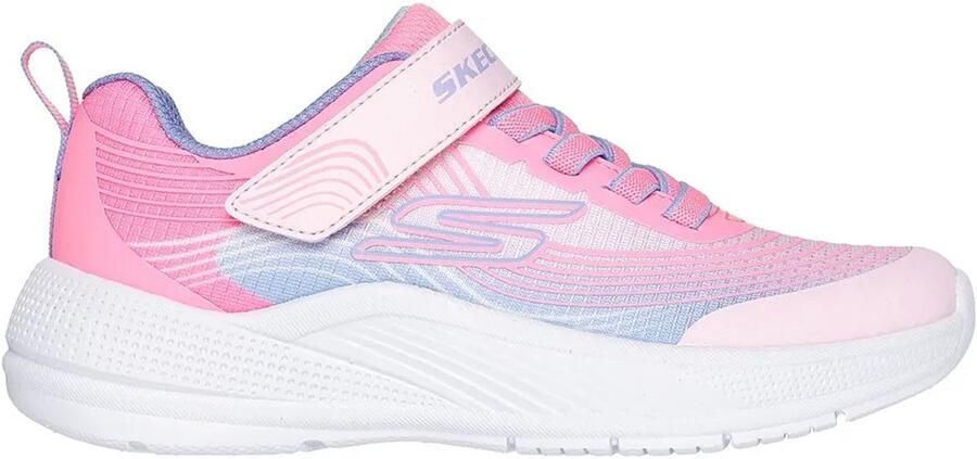 Skechers Microspec Advance Klittenband Sneakers Unisex Roze