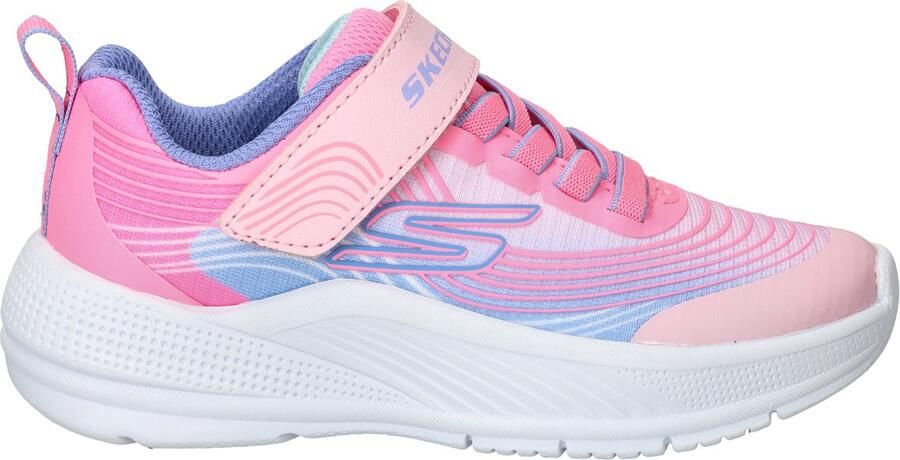 Skechers Microspec Advance Klittenband Sneakers Unisex Roze