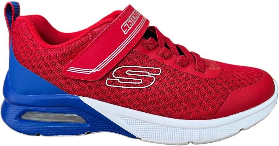 Skechers MICROSPEC MAX GORVIX kinder sneakers rood (model 403773L-RDBL)